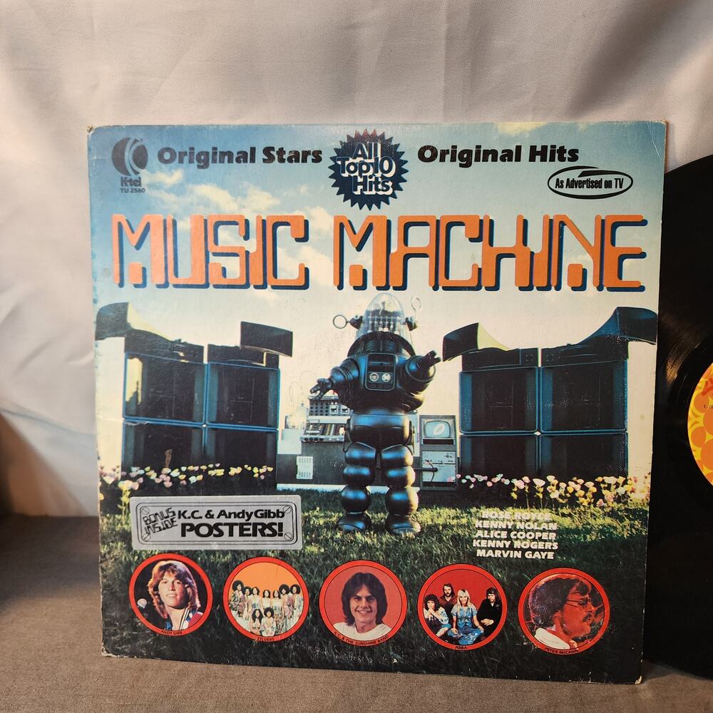 1977 VINYL 18 ARTIST COMPILATION LP RECORD~KTEL TU2560~MUSIC MACHINE